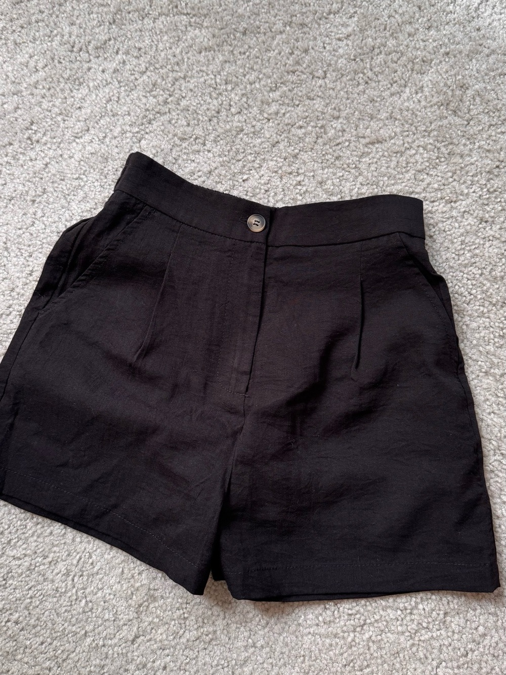Black High-Waist Women’s Shorts
